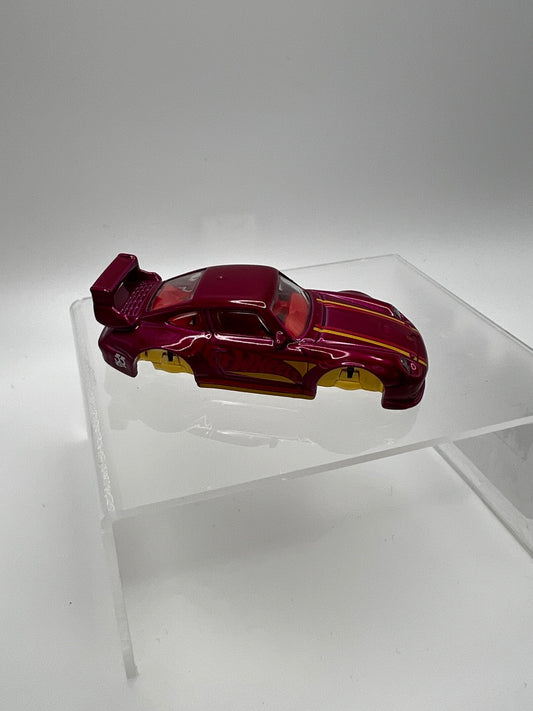 Hot Wheels 55th Anniversary Pearl & Chrome Series Porsche 993 GT2 (Factory Test Color-Pink, and Unspun)