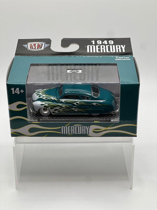 M2 Auto-Thentics - 1949 Mercury Custom (Blue/White Flames)