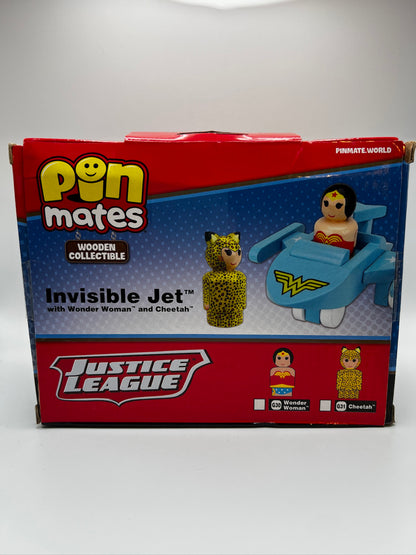 Wonder Woman Invisible Jet avec WW et Cheetah Pin Mates - Convention Excl.