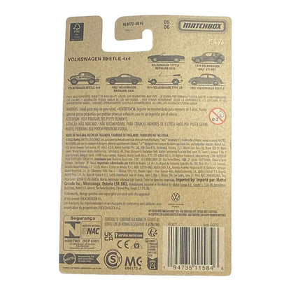 Matchbox Volkswagen Beetle 4x4 - Matchbox 70 Years Series 06/06