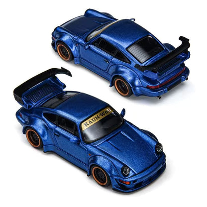 (PREORDER) TimeMicro × PSC DESIGN Porsche RWB 964 "Smilodon" (Navy Blue)