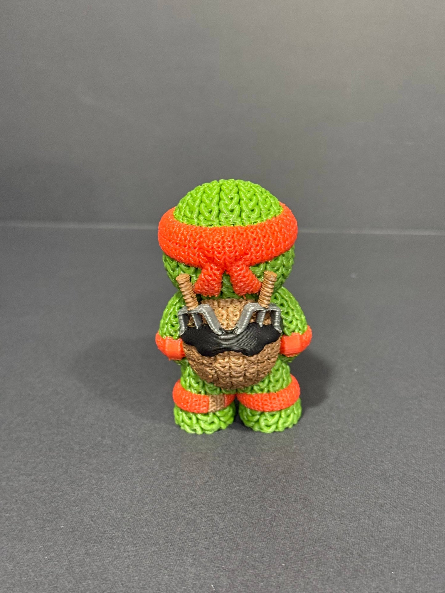 Teenage Mutant Knitted Turtles (Complete Set - 3" figures) - by Upstate Design Decor