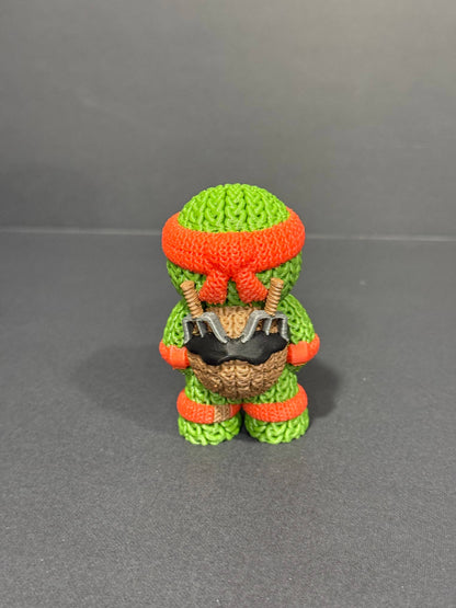 Teenage Mutant Knitted Turtles (Complete Set - 3" figures) - by Upstate Design Decor