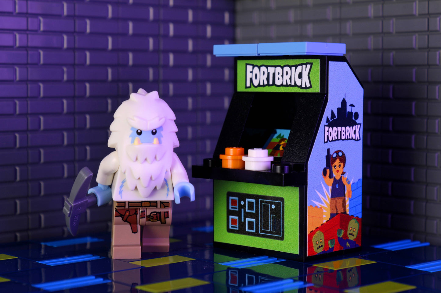 B3 Customs® - Fortbrick - Machine d'arcade LEGO personnalisée