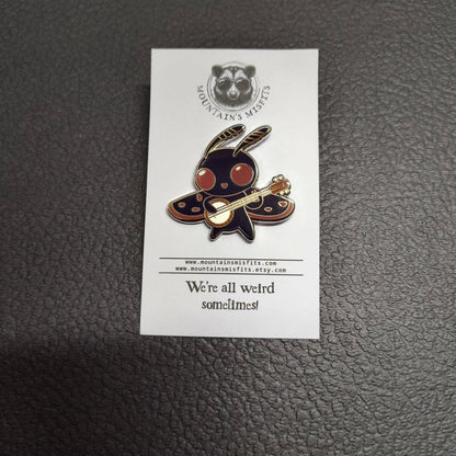 Mountain's Misfits - Mothman w/ Banjo Enamel Collectible Pin