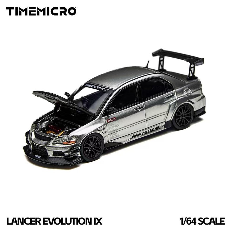 (PREORDER) Time Micro Mitsubishi Lancer Evolution EVO 9 (Silver)