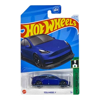 Hot Wheels Tesla Model Y - Green Speed Series 3/10