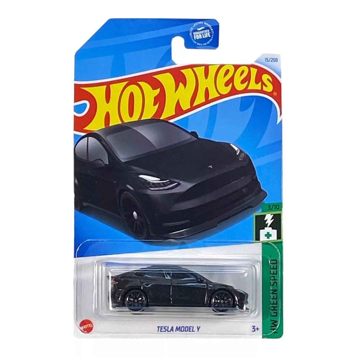 Hot Wheels Tesla Model Y - Green Speed Series 3/10