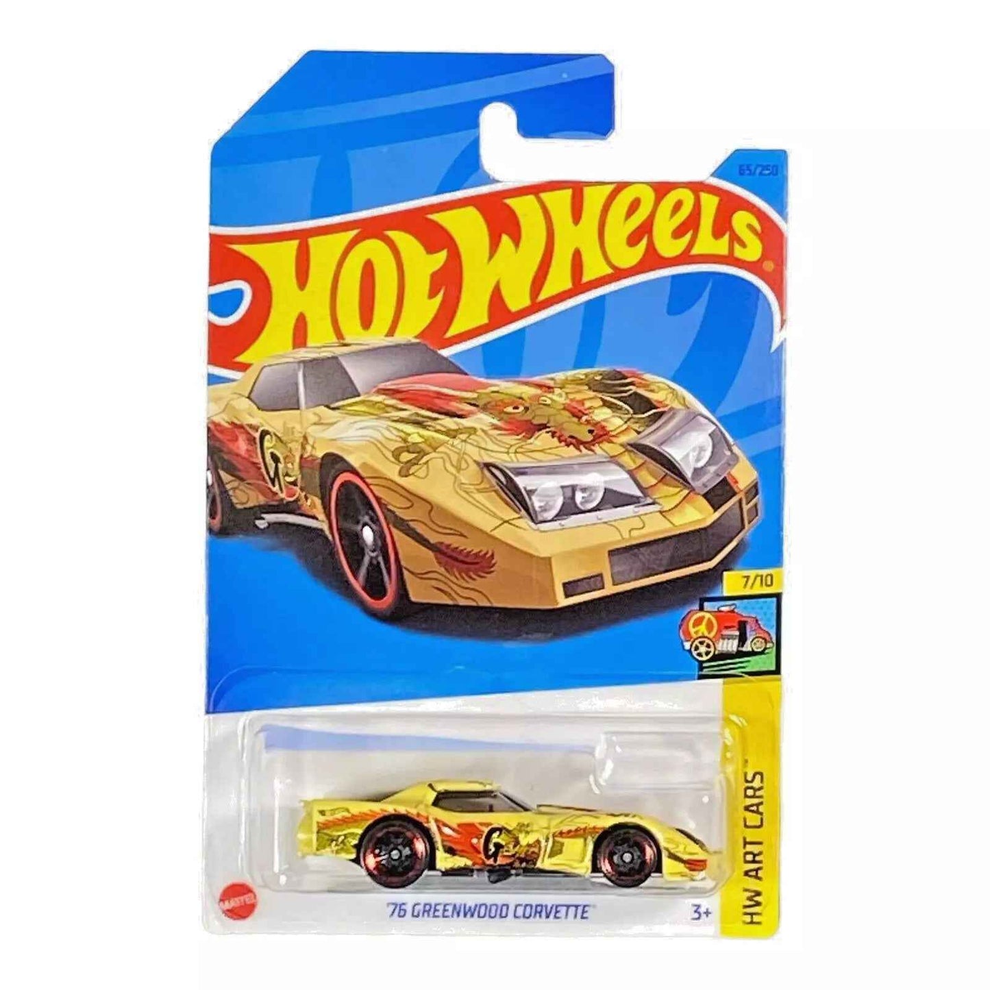 Hot Wheels '76 Greenwood Corvette - Art Cars Series 7/10