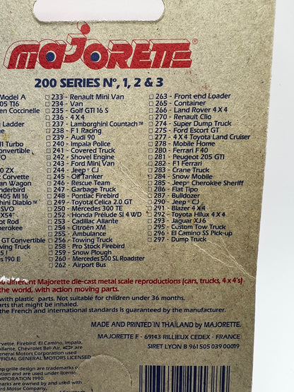 Majorette Movers Série 200 : Mustang SVO