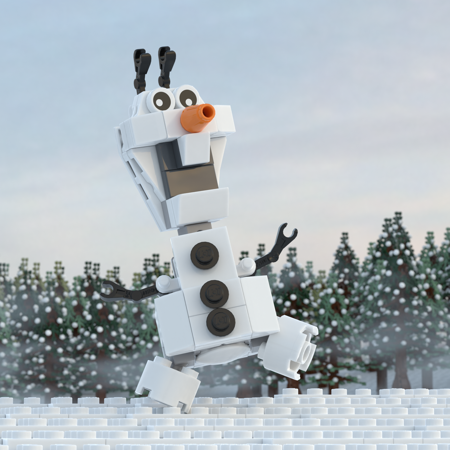 B3 Customs - Ensemble de construction de bonhomme de neige amusant personnalisé