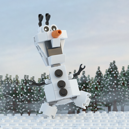 B3 Customs - Ensemble de construction de bonhomme de neige amusant personnalisé