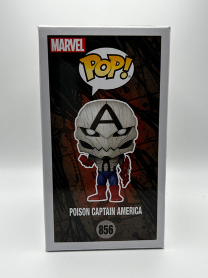 Funko Pop! Marvel - Poison Captain America (Venom)  Pop in a Box Exclusive #856