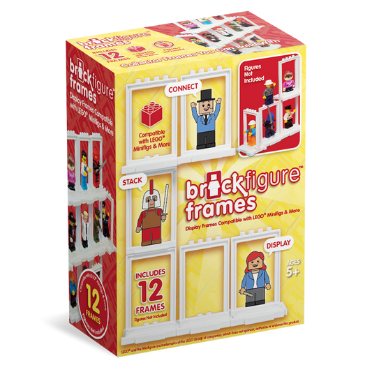 Brick Figure Frames - 10 Pack Box (Lego compatible)