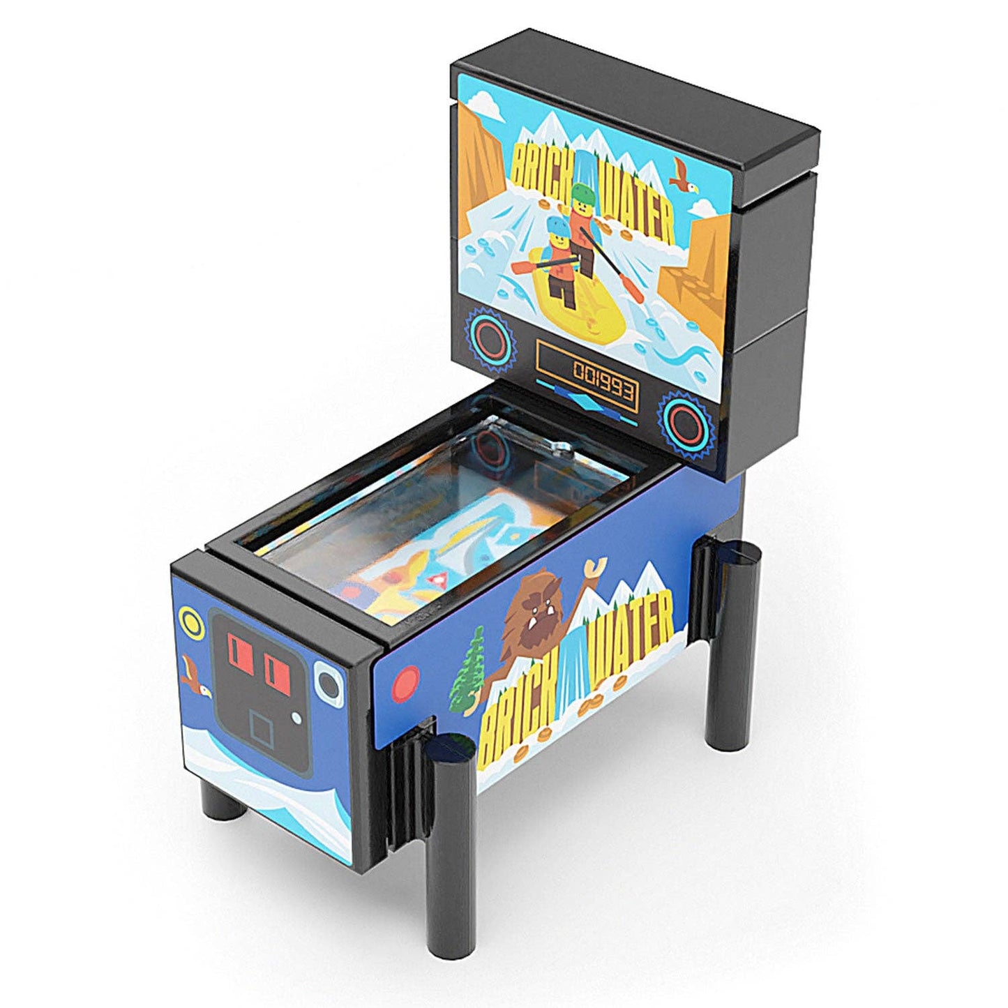 B3 Customs® - Brick Water Rafting - Custom LEGO Pinball Arcade Game