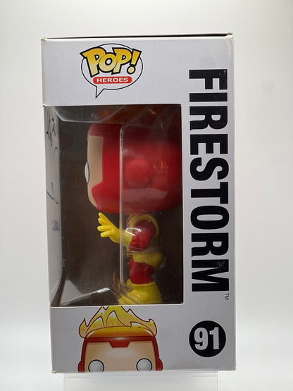 Funko Pop! Heroes - DC Firestorm (Signed by Victor Garber & Robbie Amell)