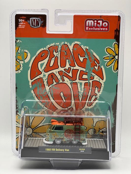M2 Machines - 1960 Volkswagen Delivery Peace & Love (Weathered)  – Mijo Exclusives