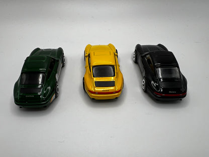 Hot Wheels '96 Porsche Carrera Bundle (3x loose cars)