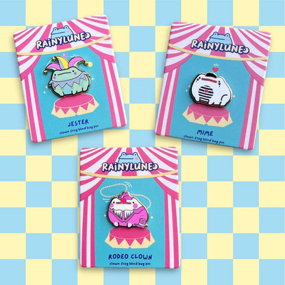 Rainylune Collectible Pin - Clown Frog Blind Bag Pins