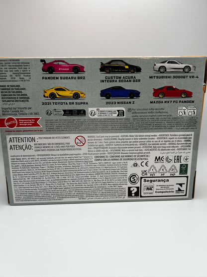 Hot Wheels Streets of Japan Car Culture (6 voitures multi-pack)