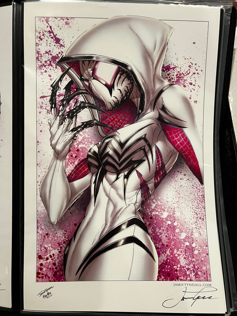 Gwenom Masked Print by Jamie Tyndall (Signed)