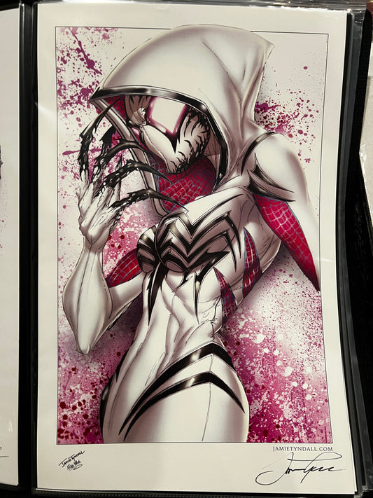 Gwenom Masked Print by Jamie Tyndall (Signed)