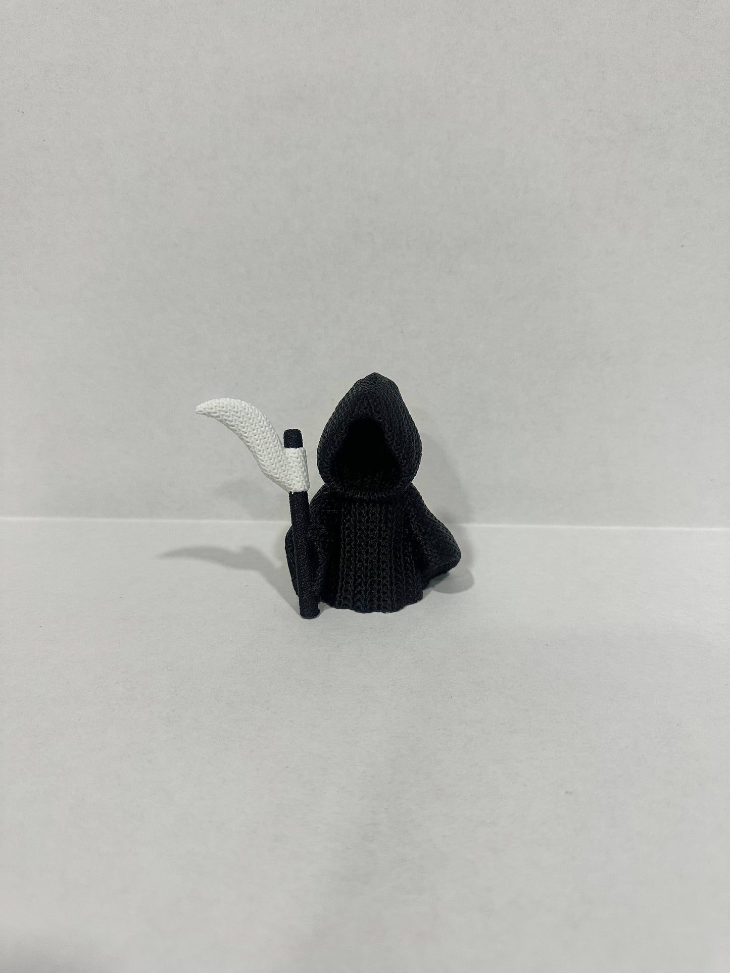 Grim Reaper 3D Printed Knitted Figurine (3" figure) - by Upstate Design Decor