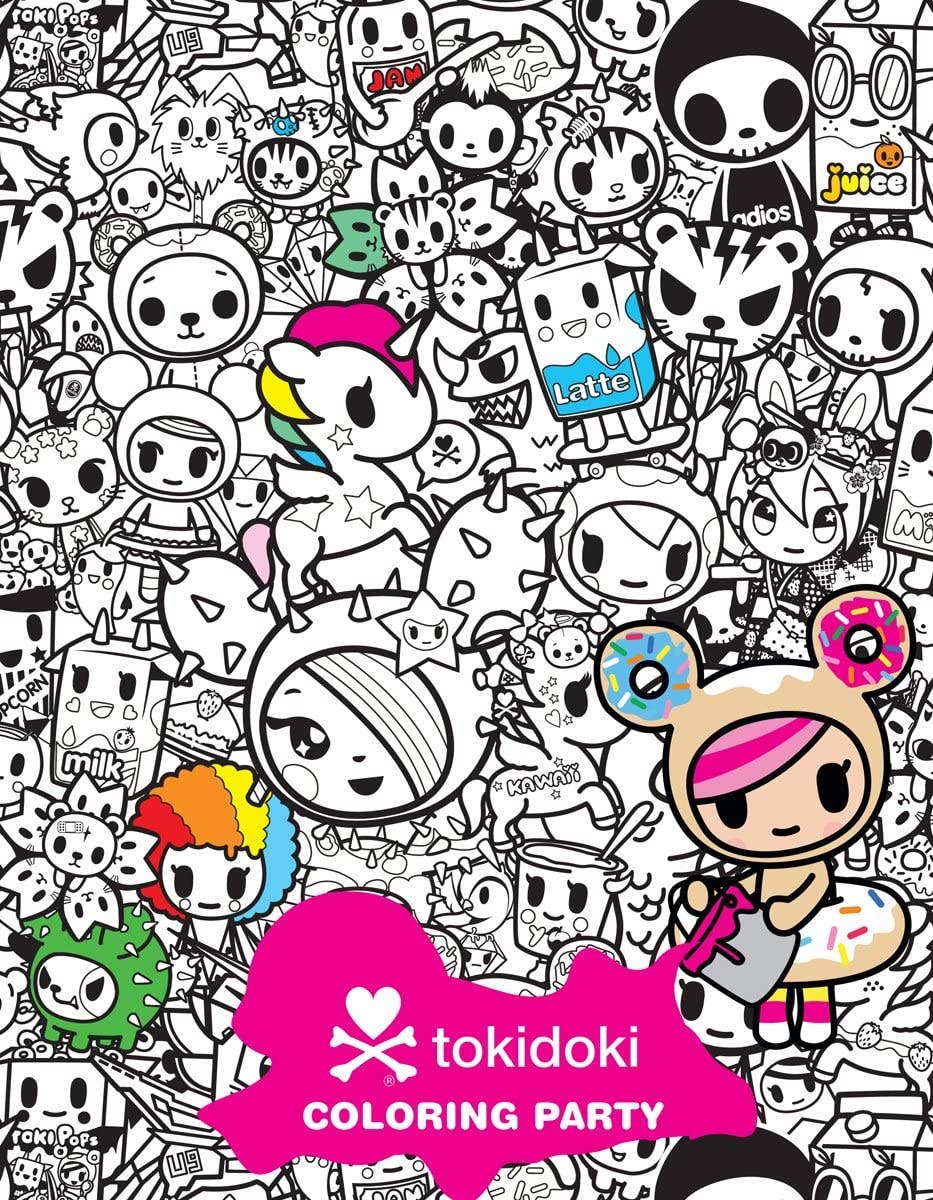 Union Square & Co. - Tokidoki Coloring Party Coloring Book