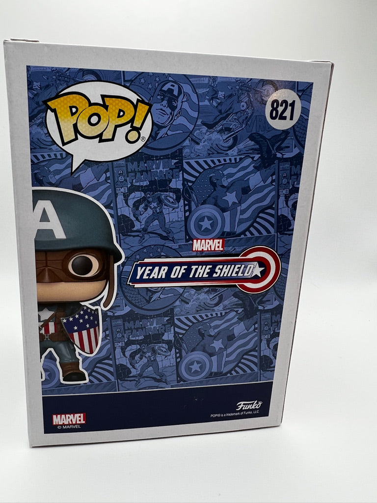 Funko Pop! Marvel: WWII Ultimates Captain America (Mavel Collector Corps)