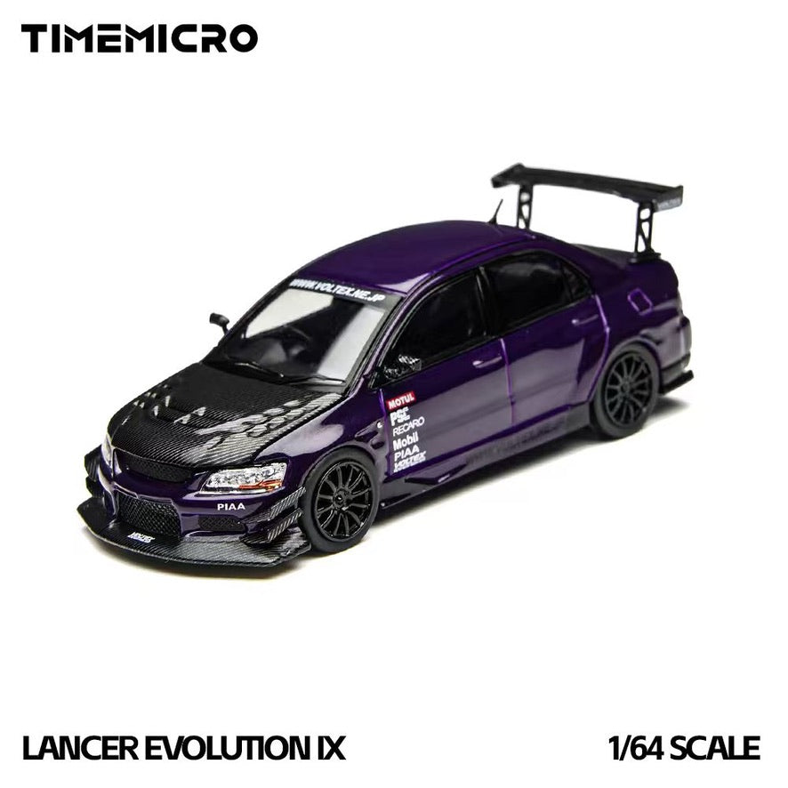 (PREORDER) Time Micro Mitsubishi Lancer EVO IX (Metallic Purple)