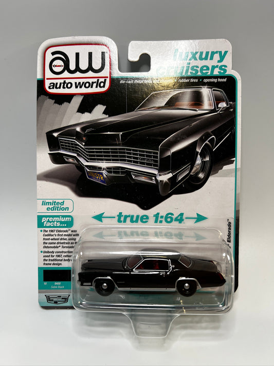 Auto World - Luxury Cruisers - 1967 Cadillac Eldorado (Sable Black)