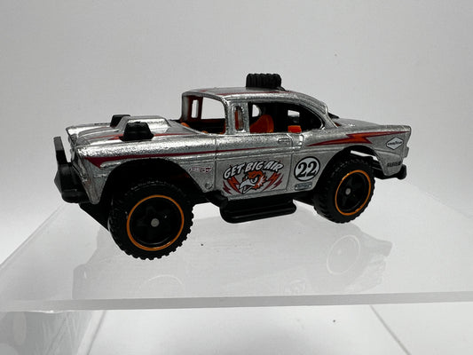 Hot Wheels Walmart Exlusive 2022 - Chevy Bel Air - Big Air Bel Air - (Zamac) UNSPUN