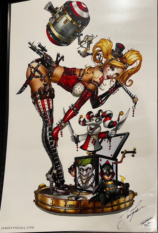 Harley Party Print by Jamie Tyndall (Signed)