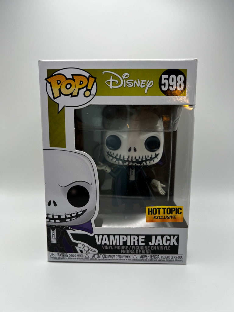 Funko Pop! Disney - Vampire Jack (Nightmare Before Christmas) Hot Topic Exclusive