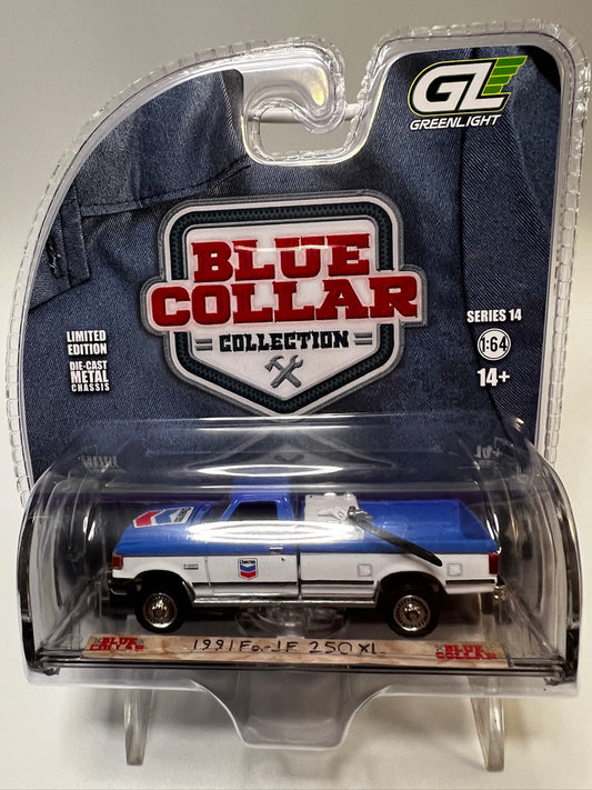 Greenlight Blue Collar Series - Pennzoil - Pickup Dodge D-100 1964 avec boîte à outils