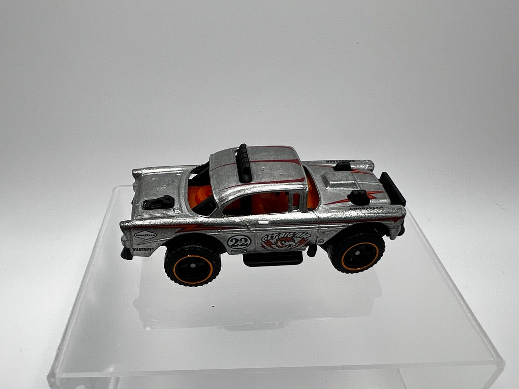 Hot Wheels Walmart Exlusive 2022 - Chevy Bel Air - Big Air Bel Air - (Zamac) UNSPUN