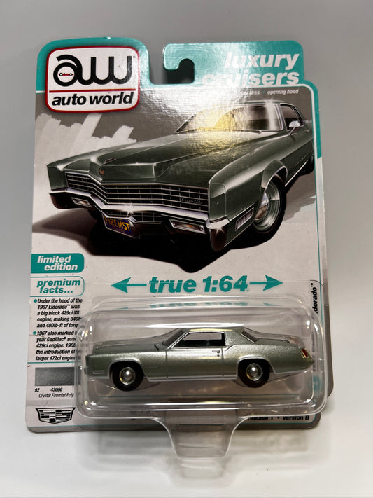Auto World - Luxury Cruisers - 1967 Cadillac Eldorado (Crystal Firemist)
