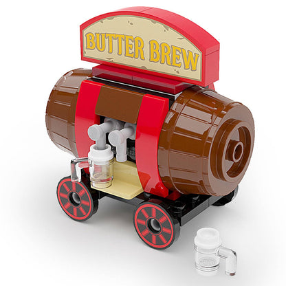 B3 Customs® - Bière au beurre - Chariot de vente LEGO personnalisé