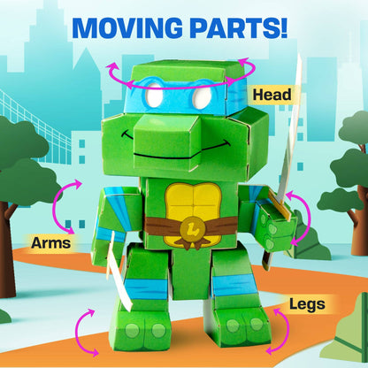 Cubles - Teenage Mutant Ninja Turtles : Leonardo - Jouet STEM 3D à construire