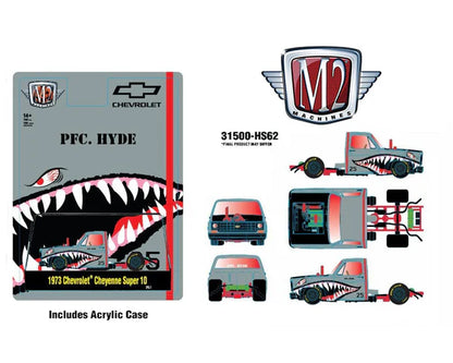 M2 Machines - PFC. HYDE - 1973 Chevrolet Cheyenne Super 10 WWII Warbird Nose Art (Hobby Exclusive Release)