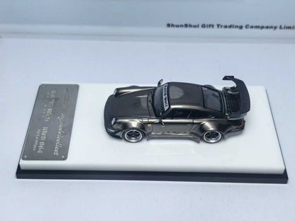 My Model Collect Porsche RWB 964 High Wing (Chrome Pearl Grey)