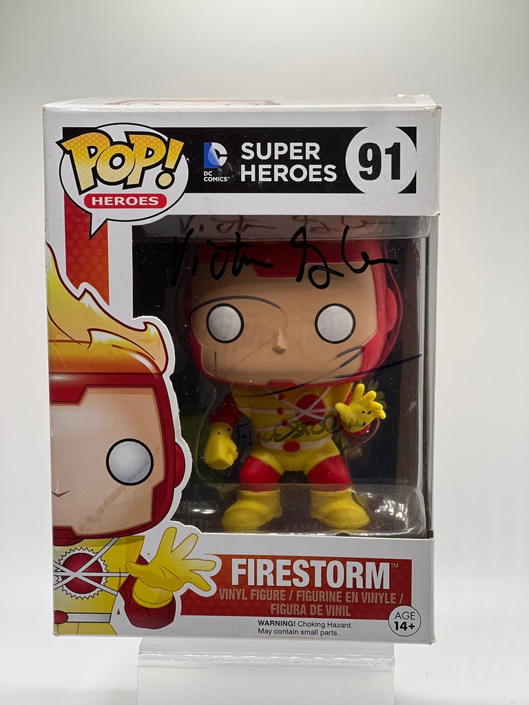 Funko Pop! Heroes - DC Firestorm (Signed by Victor Garber & Robbie Amell)