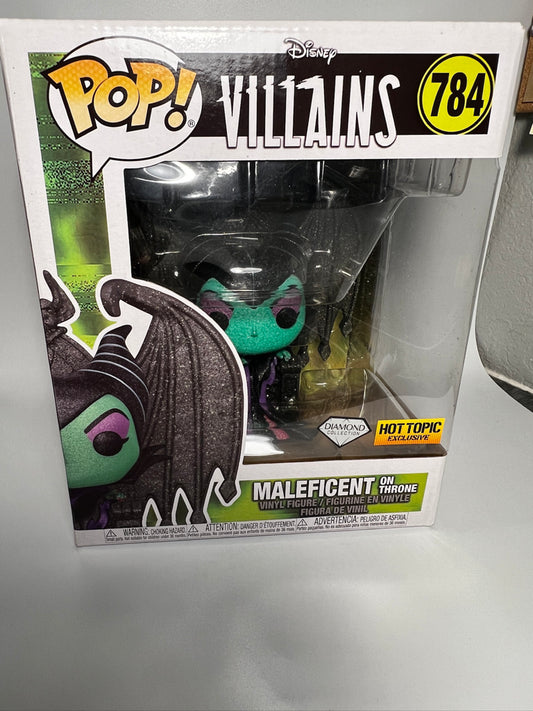 Funk Pop! Disney - Villains - Maleficent on Throne (Diamond Collection-Hot Topic Exclusive)