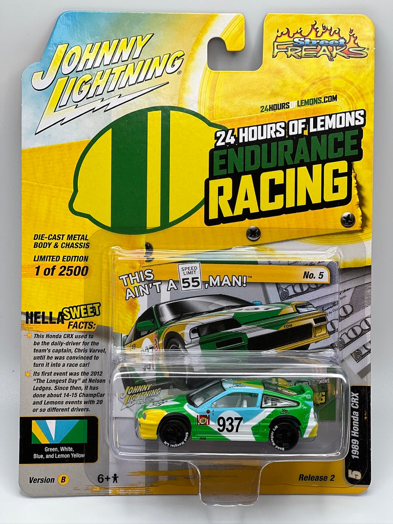 Johnny Lightning Street Freaks - Endurance Racing - 1989 Honda CRX -  2B