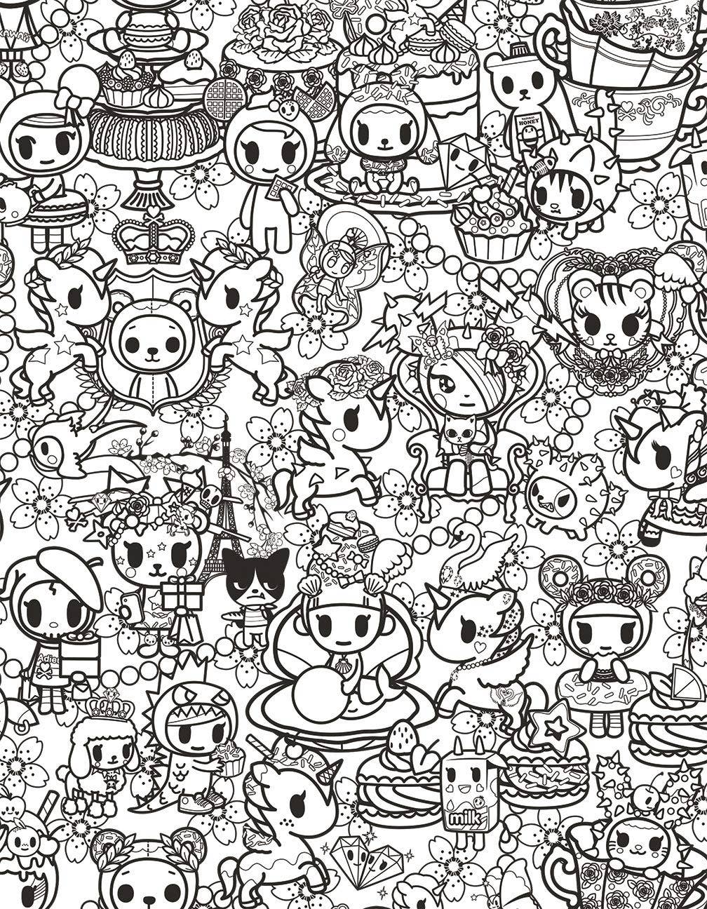 Union Square & Co. - Tokidoki Coloring Party Coloring Book