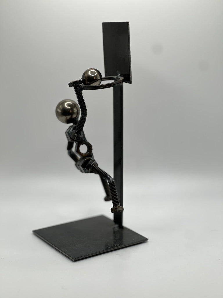 Spare Parts Welded Sculpture - Basketball/Slam Dunk