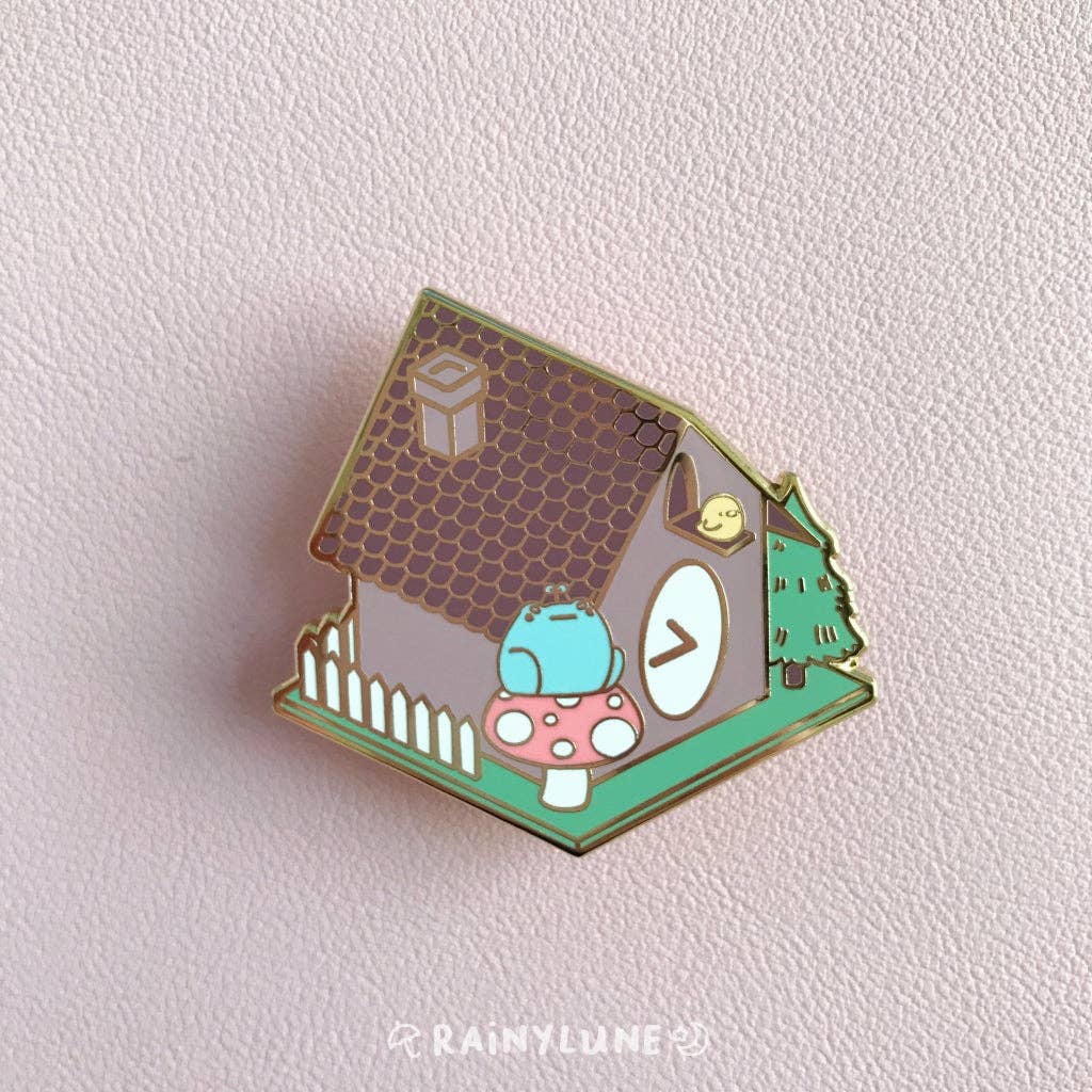 Rainylune Collectible Pin - Clock Sprout Pin