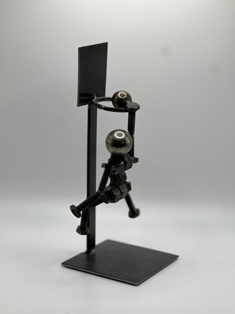 Spare Parts Welded Sculpture - Basketball/Slam Dunk