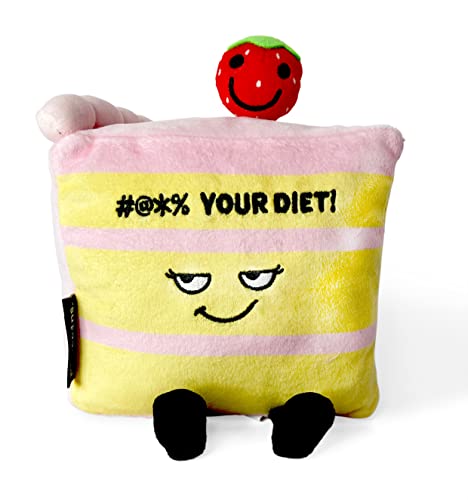 Punchkins - "#@*% Your Diet" Nouveauté Gâteau en peluche Cadeau de vacances