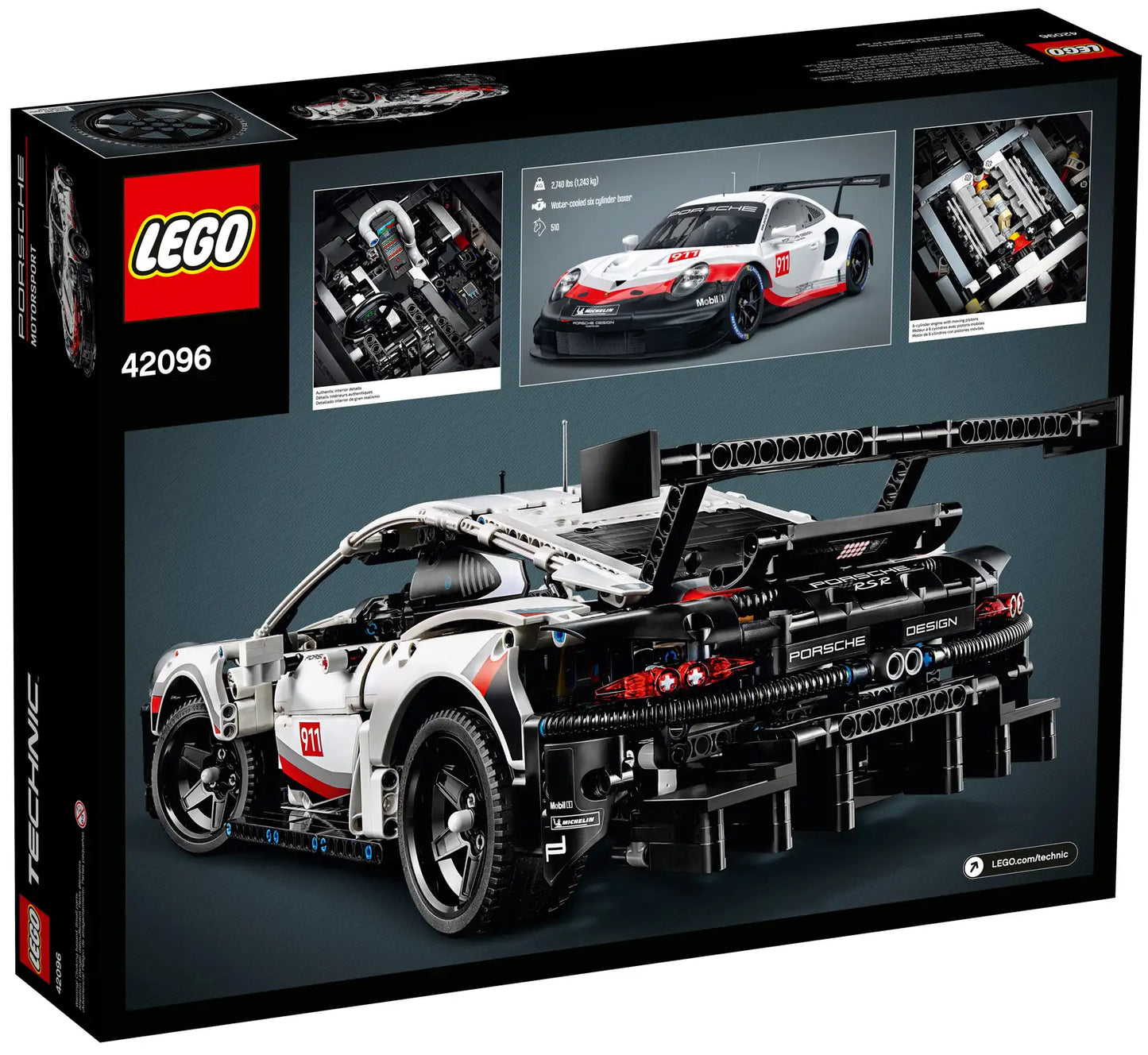 LEGO Technic - Porsche 911 RSR (42096) RETIRED